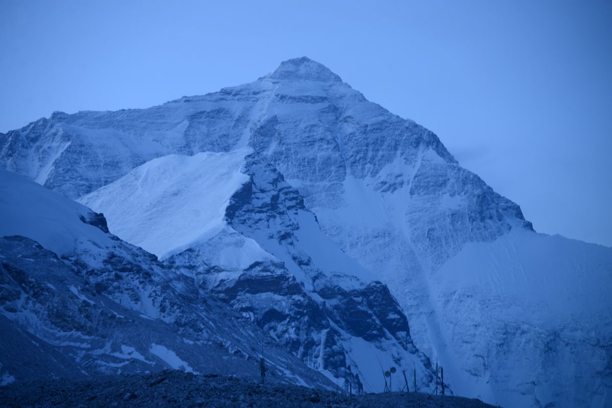 61 Mount Everest North Face Before Sunrise From Mount Everest North Face Base Camp In Tibet